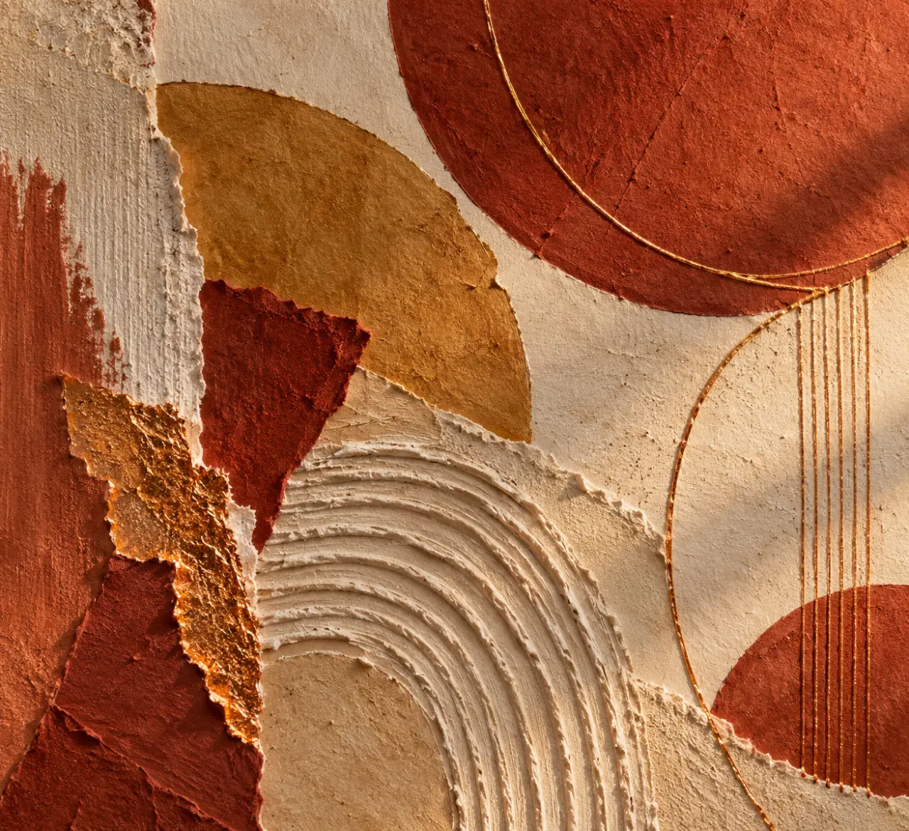 Mixed medias : du papier, de la peinture et du relief sans surcharger sa création