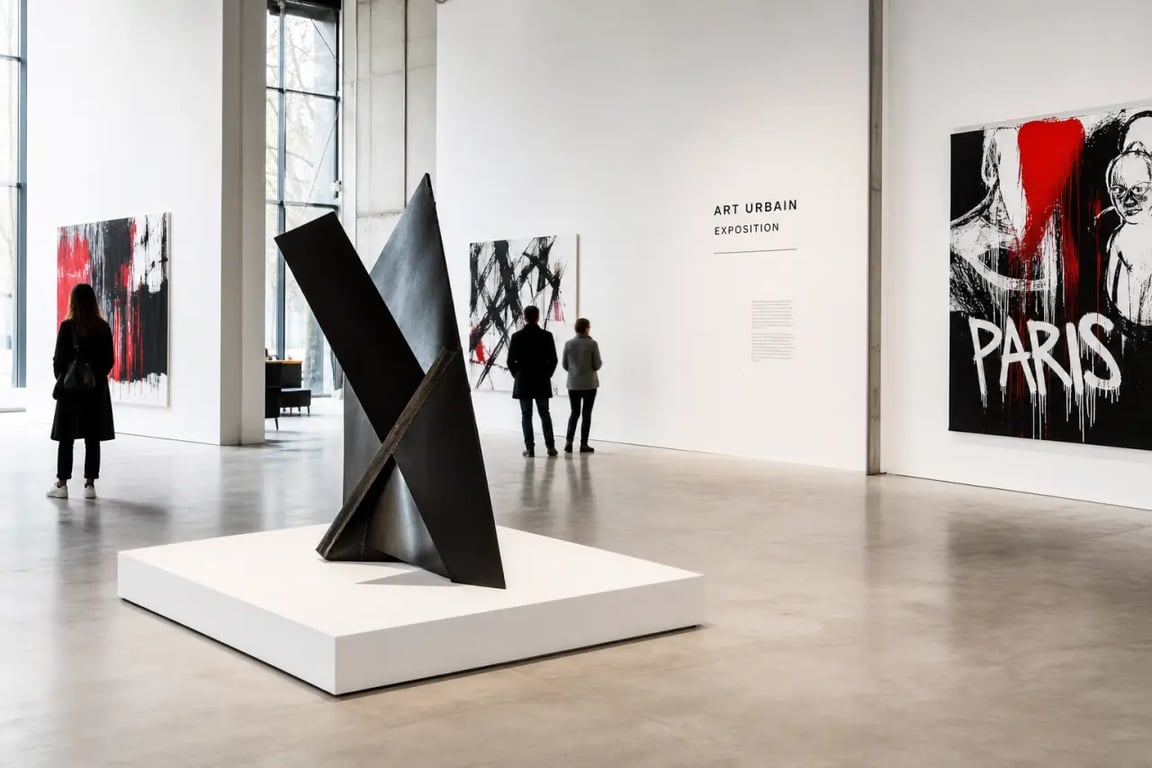 Galerie art jingle à Paris dans un intérieur d’art contemporain avec street art