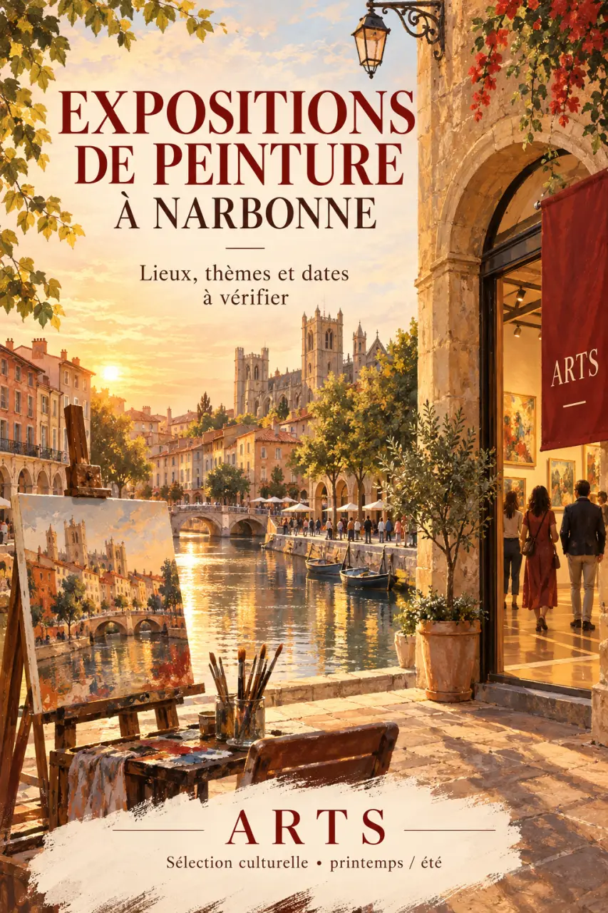 Exposition peinture à Narbonne : les lieux, les thèmes et les dates à vérifier