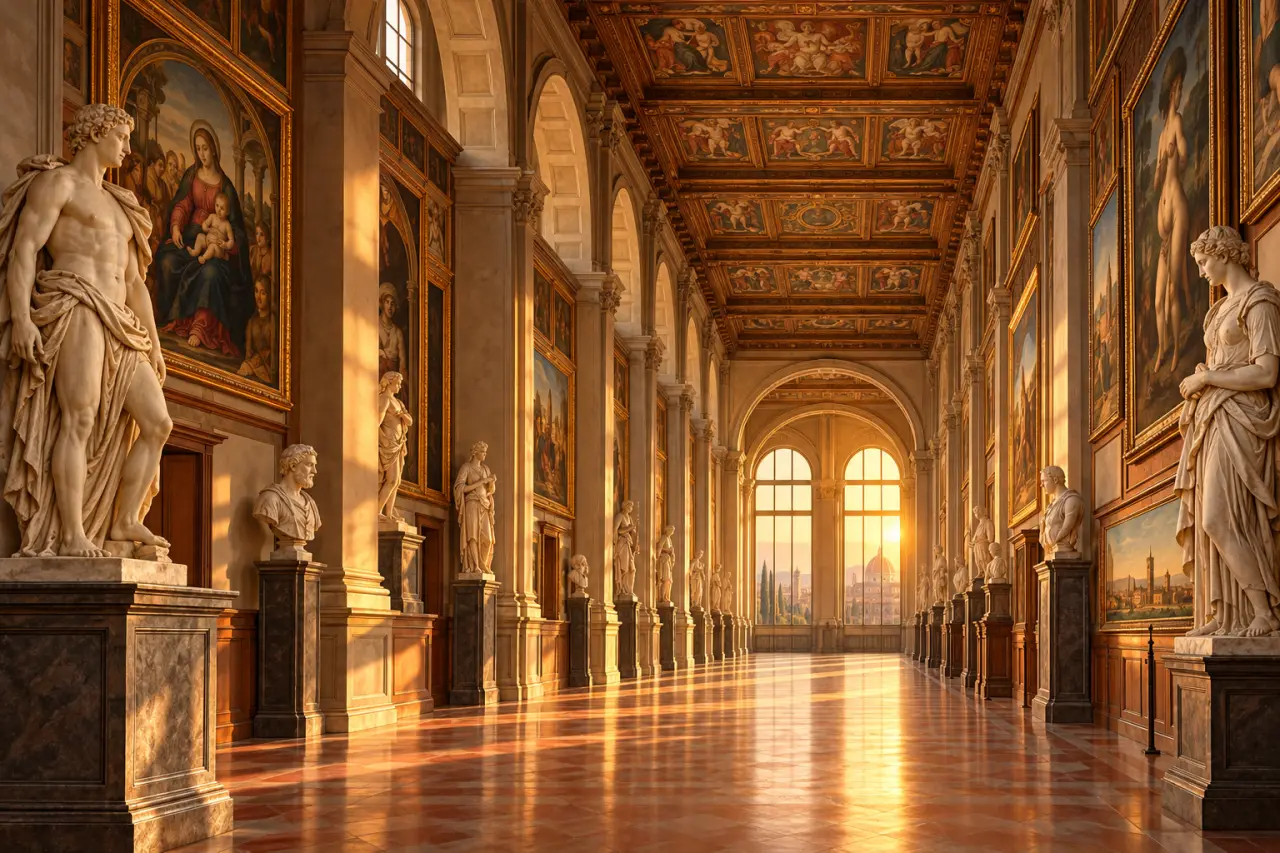 Galerie des Offices : un ancien centre administratif devenu musée de la Renaissance
