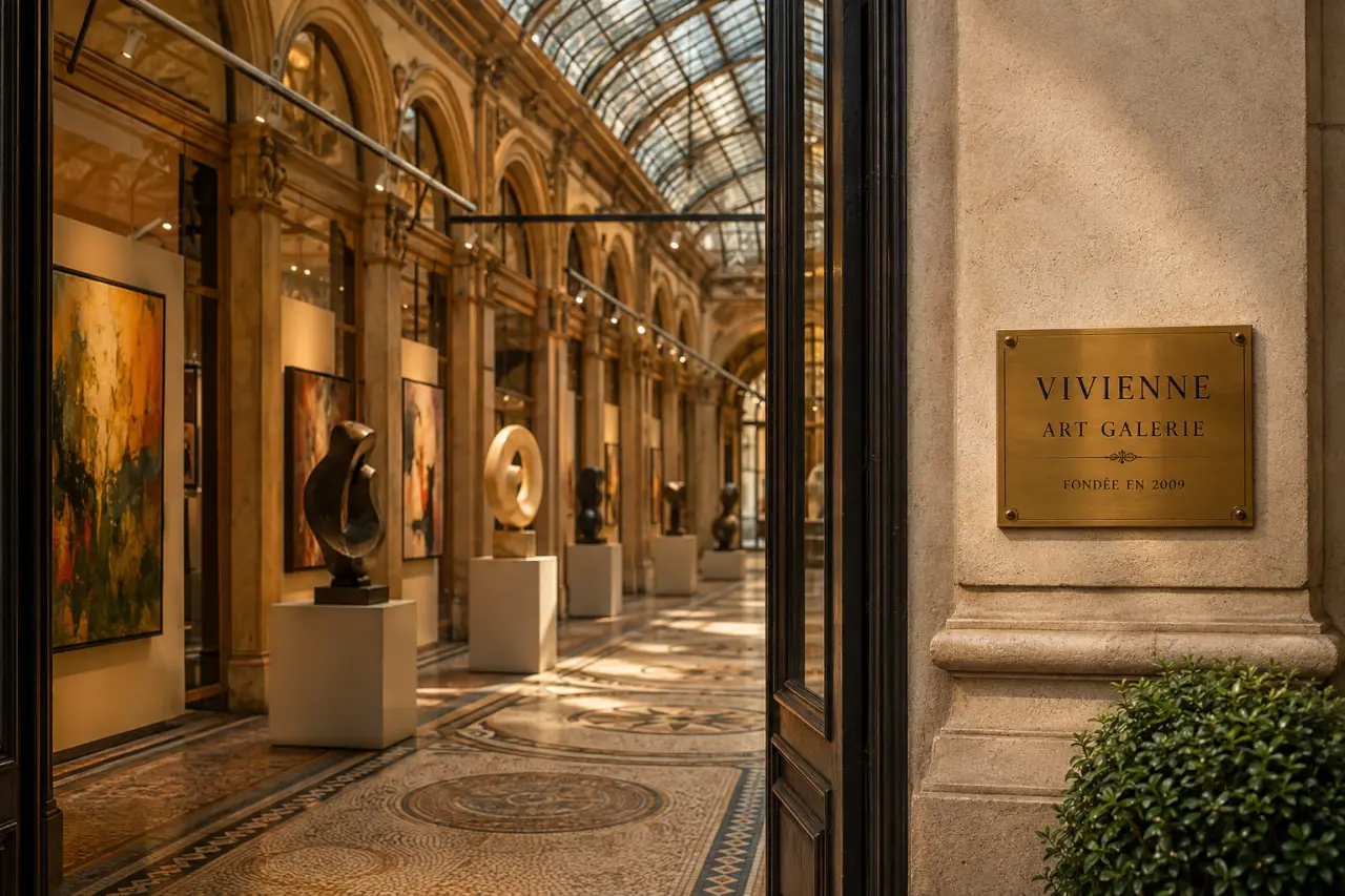 Vivienne Art Galerie, la galerie d’art contemporain de la Galerie Vivienne fondée en 2009