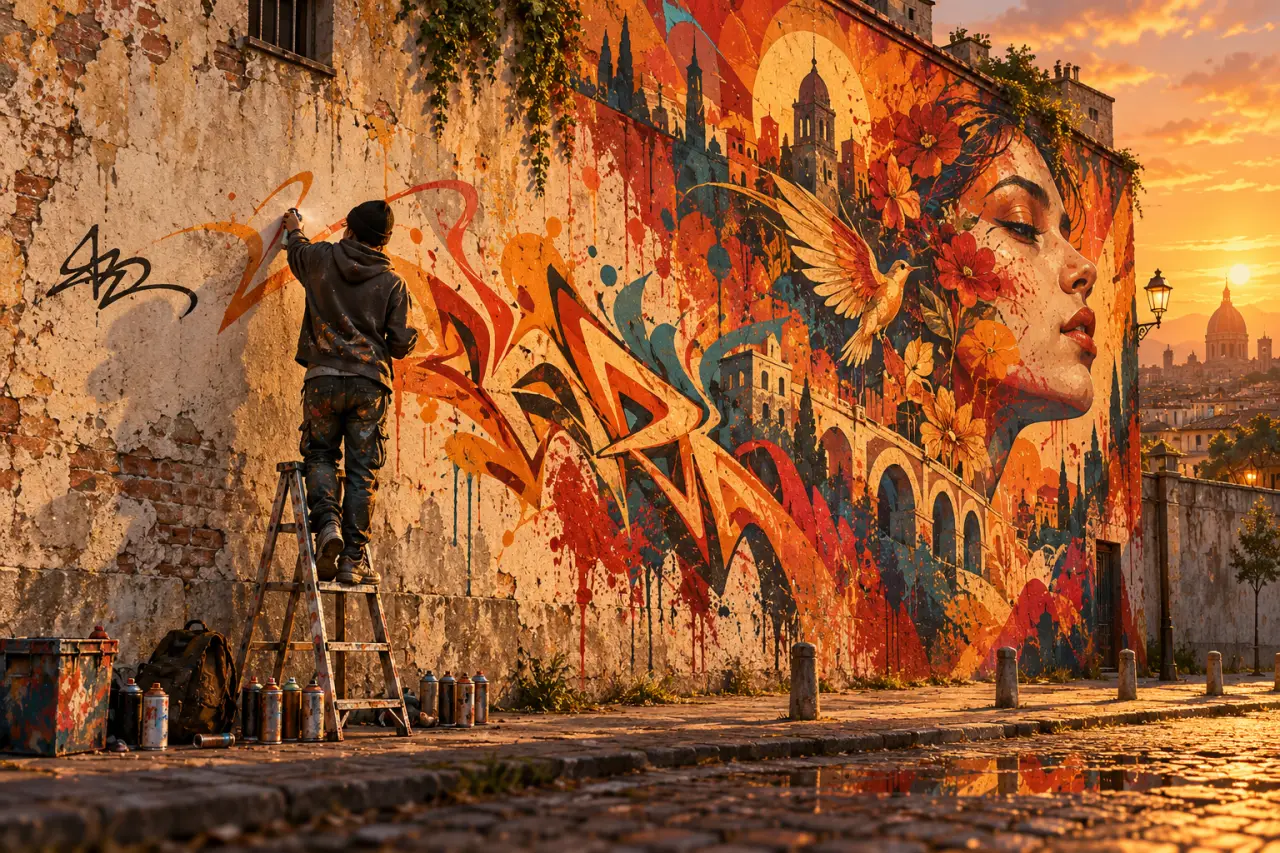 Street art : de la signature au mur peint, ce qui définit l’art de la rue