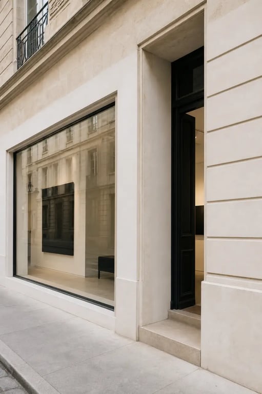 Galerie Bouillon d’Art à Bordeaux, façade extérieure de la galerie bouillon d art