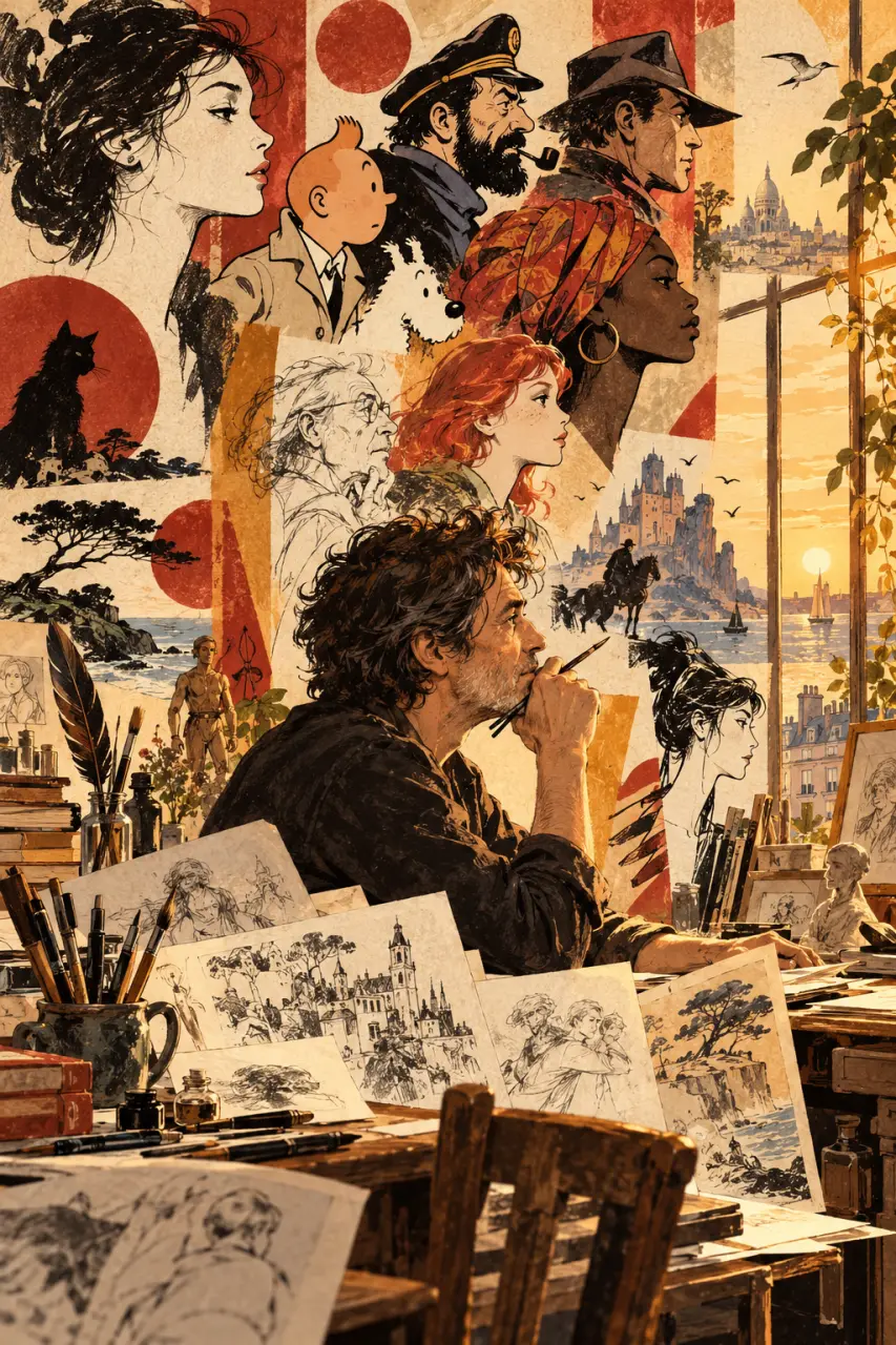Dessinateur français : des profils variés, de la BD à l’art graphique