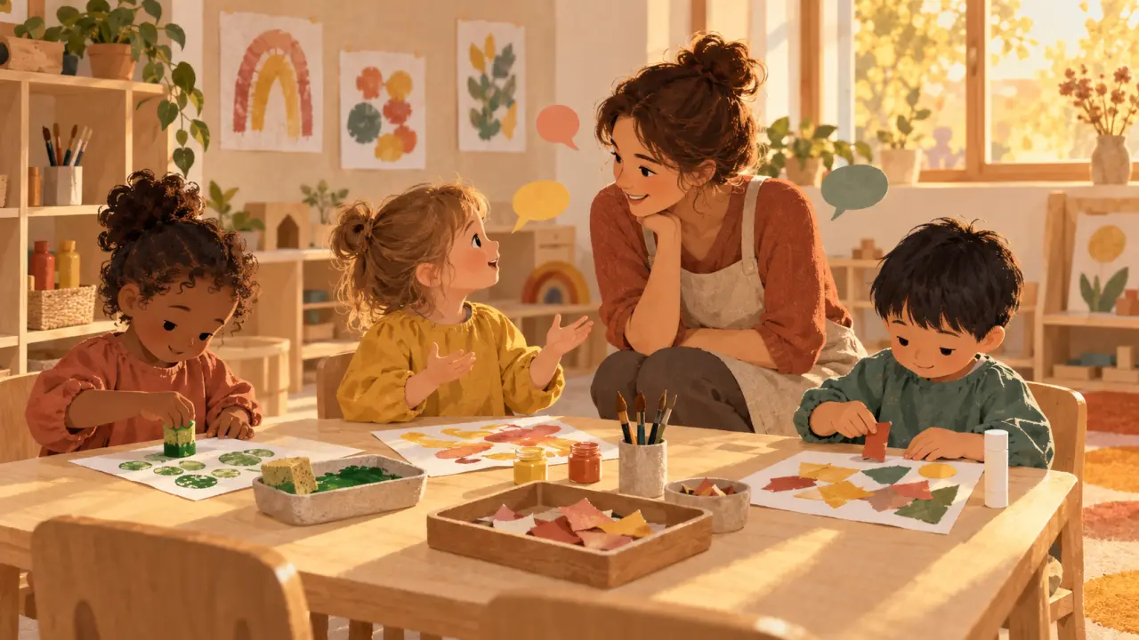 L’art visuel en maternelle : expérimenter, verbaliser et créer sans saturer l’atelier